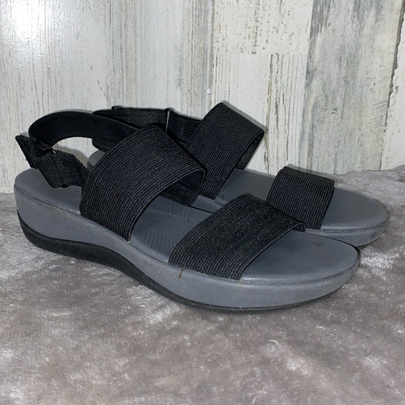 *0816 Clarks Cloudstepper Cushioned Insole Sandals - Picture 8 of 9